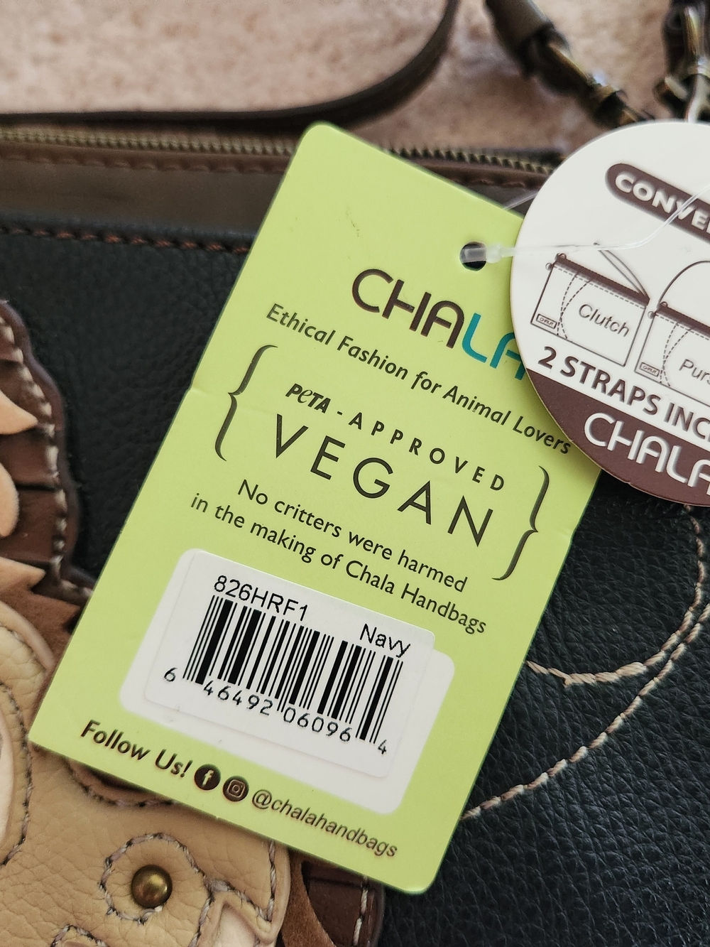 NWT- CHALA Vegan Leather Horse Crossbody Purse- New With Tags, Never Used - Picture 6 of 10